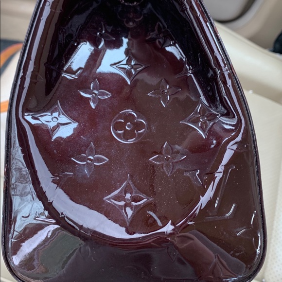 (SOLD) Auth Louis Vuitton Vernis Brea MM Amarante - Picture 7 of 8